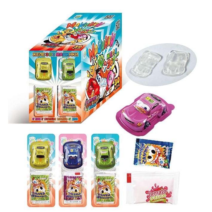 Желе "Машинка" 3 в 1 13г/30шт/Скиф