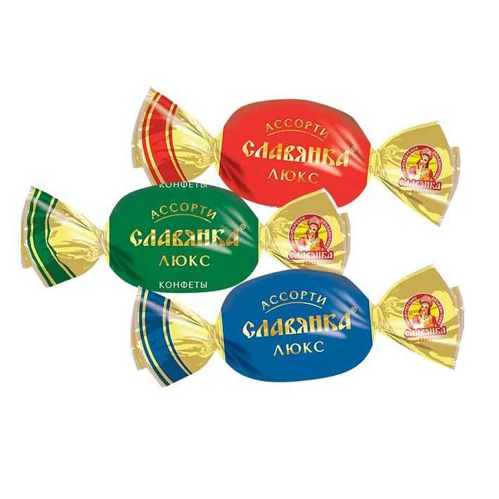Конфеты "Ассорти Славянка люкс" 1 кг/Славянка