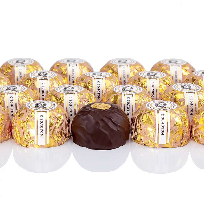 Трюфели "Царские Оригинальные" с Золотом 1 кг/Golden Candies