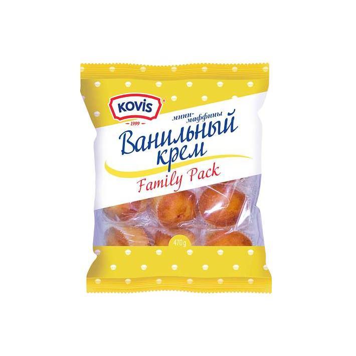 Мини-маффины "Kovis" Ваниль 470г/Раменский КК