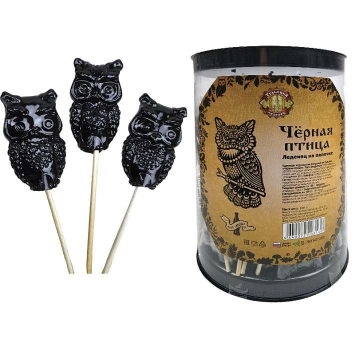 Карамель "Черная птица" вкус Колы 20г/50шт/fun Candy lab