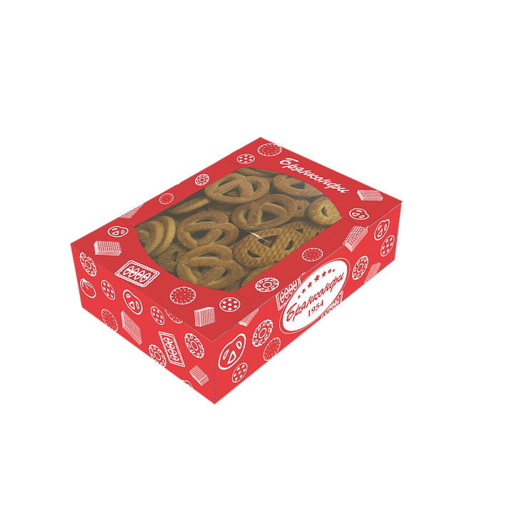 Печенье "Кренделек" с корицей 500г/Брянконфи