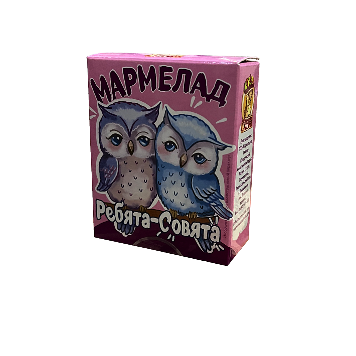 Мармелад "Ребята-совята" 120г/Мармеладная сказка
