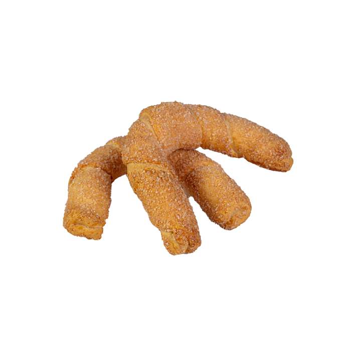 Печенье сдобное "Рогалик сметанный" с начинкой со сливочным вкусом 2,5кг/Юникон