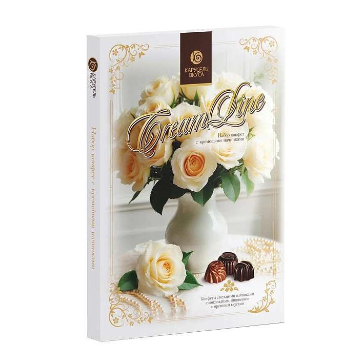 Набор конфет "Кремовые Розы" 150г/Шоколадница