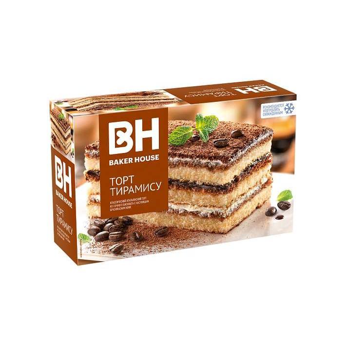 Торт бисквитный "Тирамису" 350г/Baker House