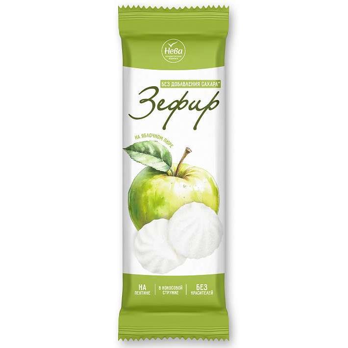 Зефир со вкусом Ванили на изомальте в кокосовой стружке 150г/КФ Нева