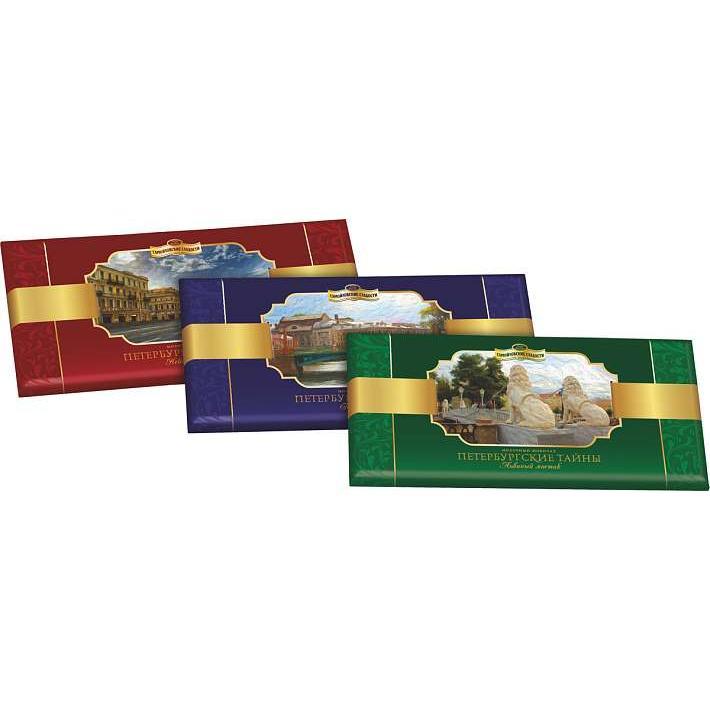 Шоколад молочный "Петербургские тайны" 100г/КФ им. К. Самойловой