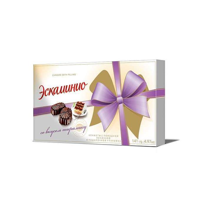 Набор конфет "Эскаминио" вкус тирамису 141гр/Спартак
