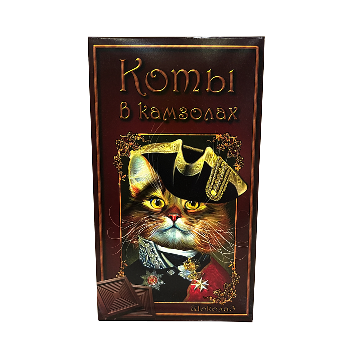 Шоколад темный "Коты в камзолах" Книжка-Раскладушка (10г*2шт) 20г/Дилан+