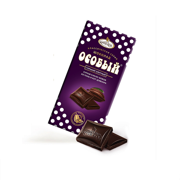 Шоколад "Особый" Элитный горький 85г/КФ Крупская
