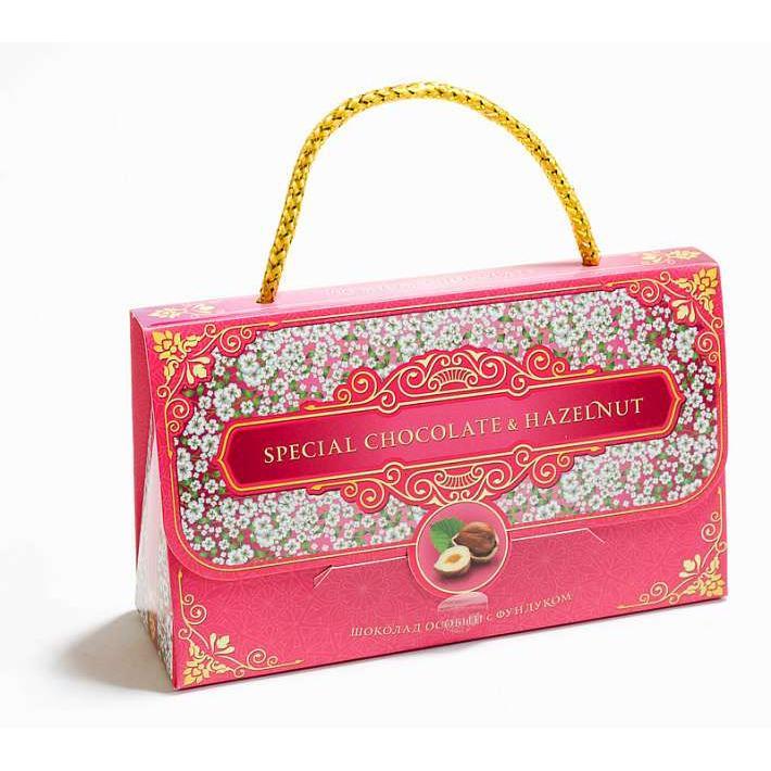 Набор "Клатч" с шоколадками с Фундуком 75г/Шоколадный Дом