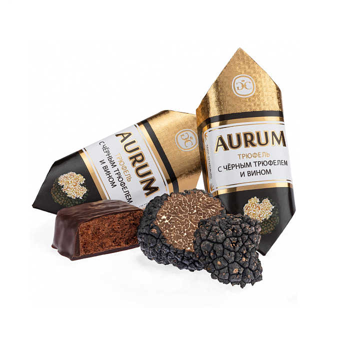 Трюфели "AURUM" с черным трюфелем и вином 1 кг/Golden Candies
