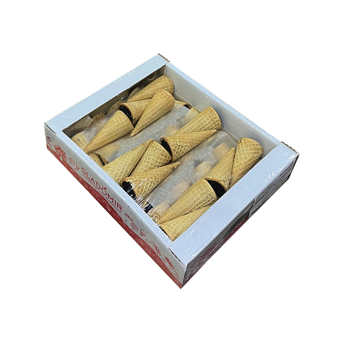 Рожок "Вафельный" с орехово-шоколадной пастой 1,5 кг