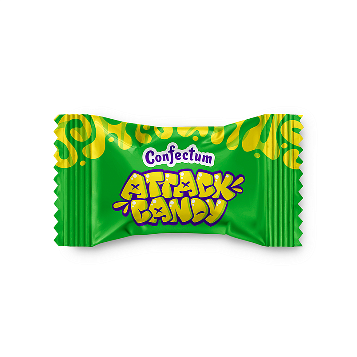 Карамель "Confectum Attack candy" киви и маракуйя 500г/Конфектум