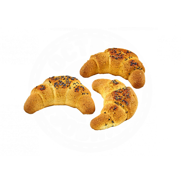 Печенье "Рогалики с маком" 3 кг/Остров изобилия