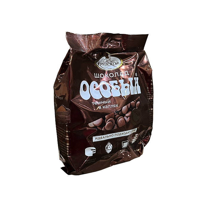 Шоколад "Особый" Шоколадные капли (темный) 400г/КФ Крупской