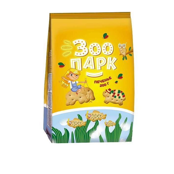 Печенье затяжное Зоопарк 200г/Брянконфи