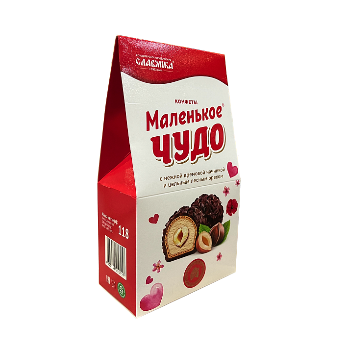 Набор конфет "Маленькое чудо" сливочное 118г/Славянка