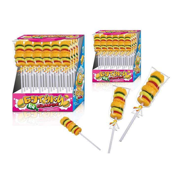 Мармелад "Бутики" жевательный на палочке 15г/24шт/Скиф