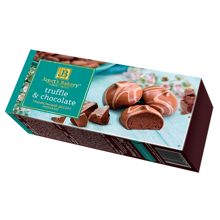 Десерт "Janets Bakery" трюфельный Монако 140гр/КФ Славянка