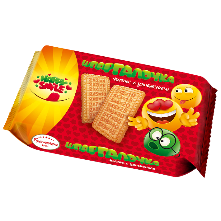 Печенье "Школьная шпаргалочка" детское питание 100г/Брянконфи