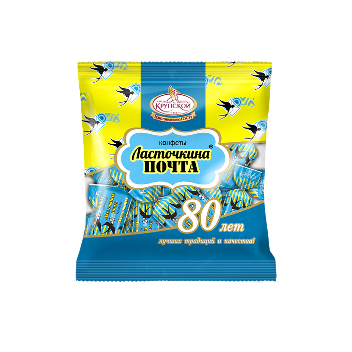 Конфеты Ласточкина почта 200г/КФ Крупской
