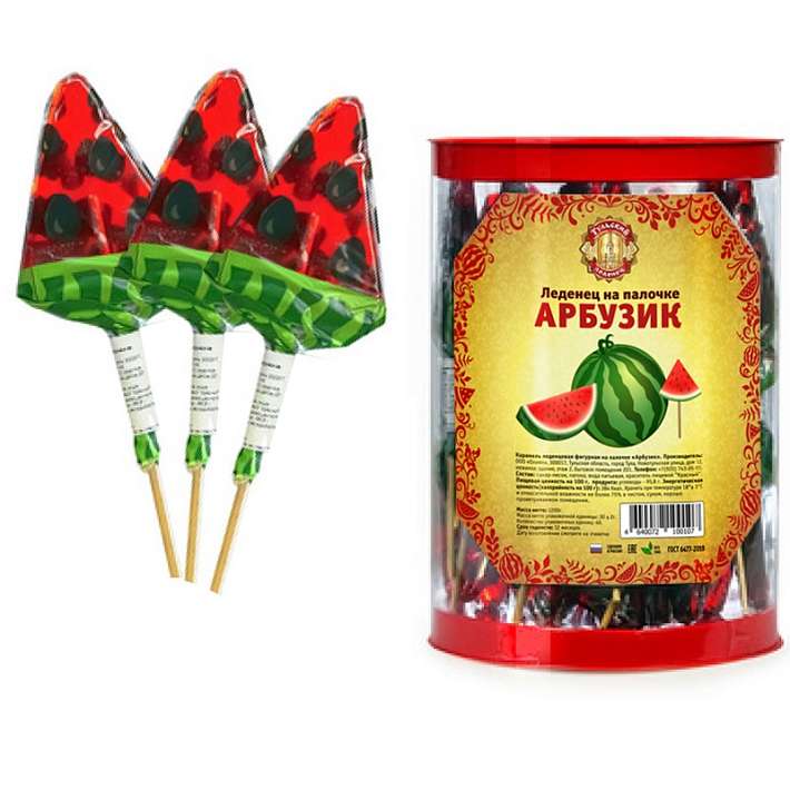 Леденец "Арбузик" 30г/40шт/fun Candy lab