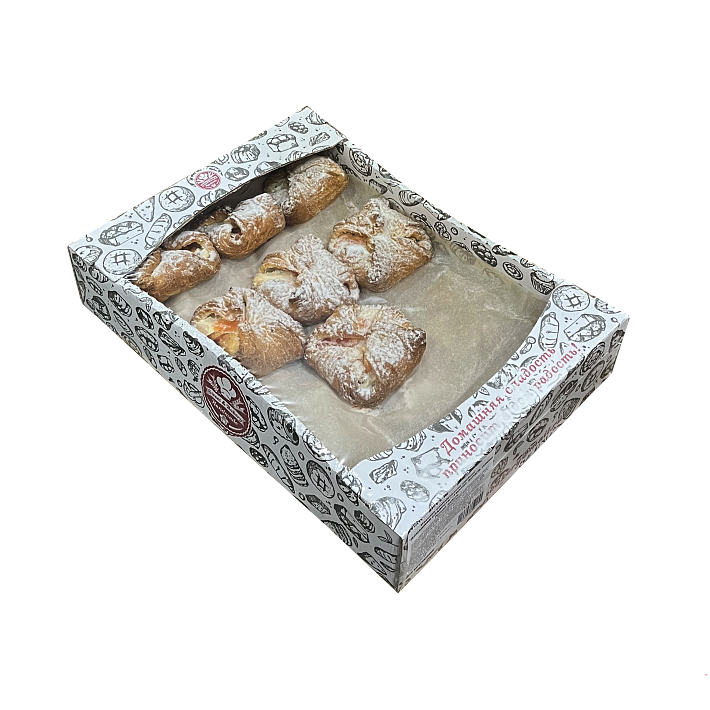 Изделие хлебобулочное "Домашняя сладость" творог, курага, изюм 1,5 кг