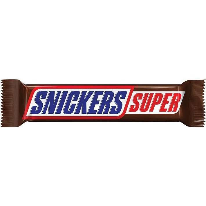 Шоколадный батончик Snickers Super 80г/32шт/Mars