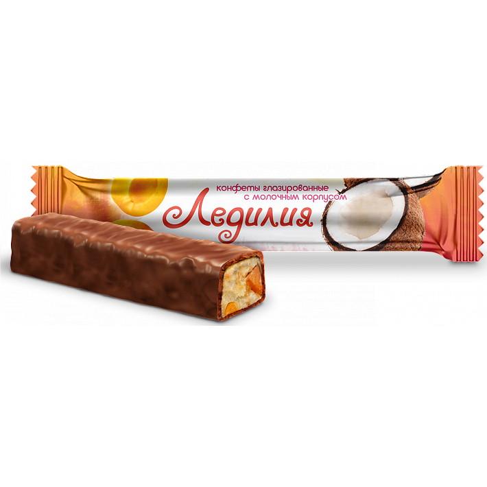 Конфеты "Ледилия мини" глазированные с молочным корпусом 2 кг/КОНФИЛ
