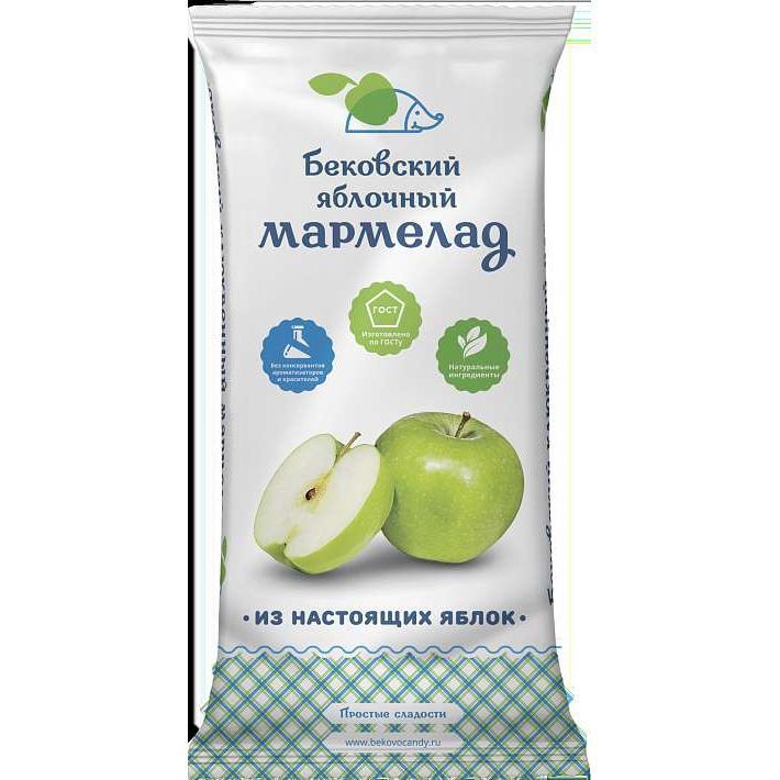 Мармелад "Бековский" Яблочный 260г/Бековский РПК "Октябрь"