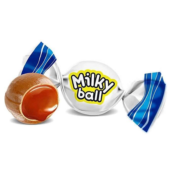 Карамель молочная "Milki Ball" 500гр/KDV