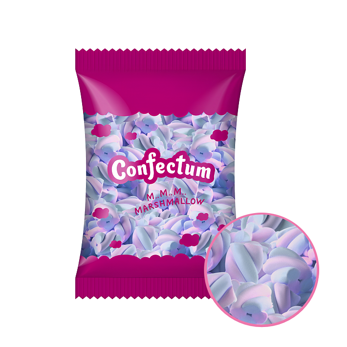 Маршмеллоу «Confectum Twisted» с ароматом лесных ягод 600 гр/Конфектум