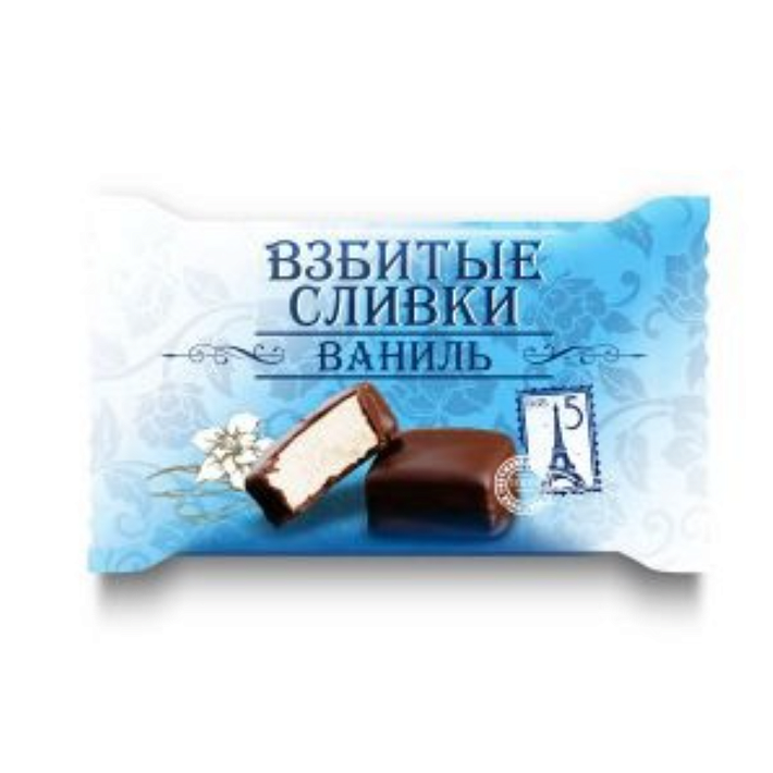 Конфеты "Взбитые сливки" глазированные 2 кг/Сибирская белочка