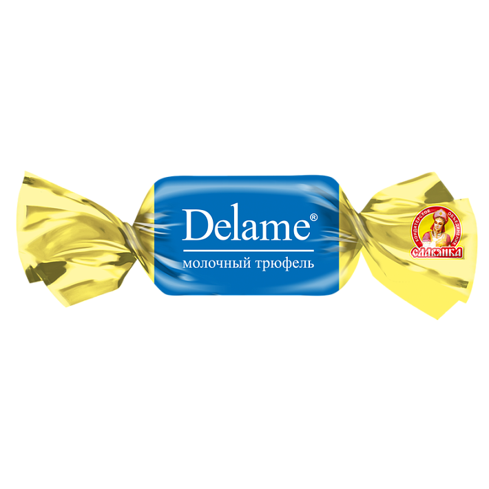 Конфеты глазированные "Delame" молочный трюфель 1кг/Славянка