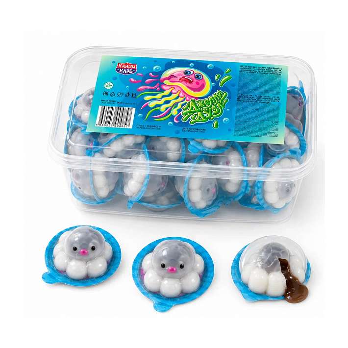 Десерт "Джеллидуза" желейный Ассорти 30г/30шт/Candy Club