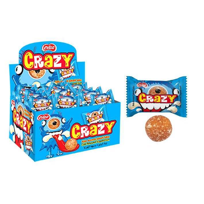 Жевательная резинка "CRAZY GUM" кислая Кола 3,5г/100шт/Конфитой