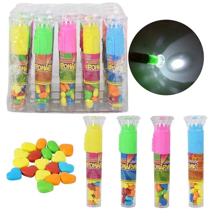 Сахарное драже "Сладкий Фонарик" 5г/20шт/Candy Club