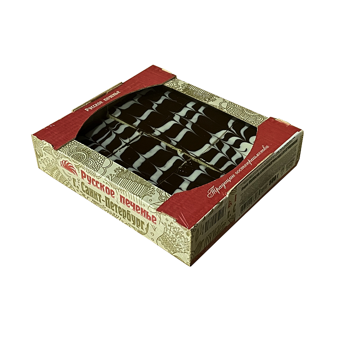 Пирог "Полоска Александровская"(со сгущенкой) 500г/Русское печенье
