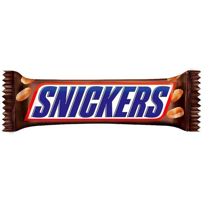 Шоколадный батончик Snickers 50.5г/48шт/Mars