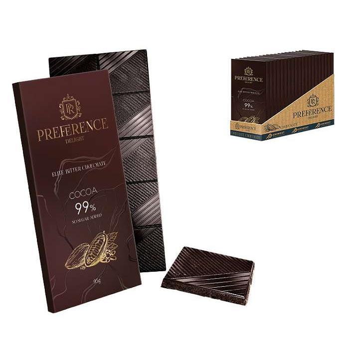 Шоколад "Preference Delight" горький элитный 99% 95г/Спартак