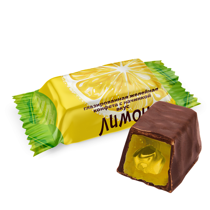 Конфеты "Лимон" мармелад в глазури 1 кг/SweetLife