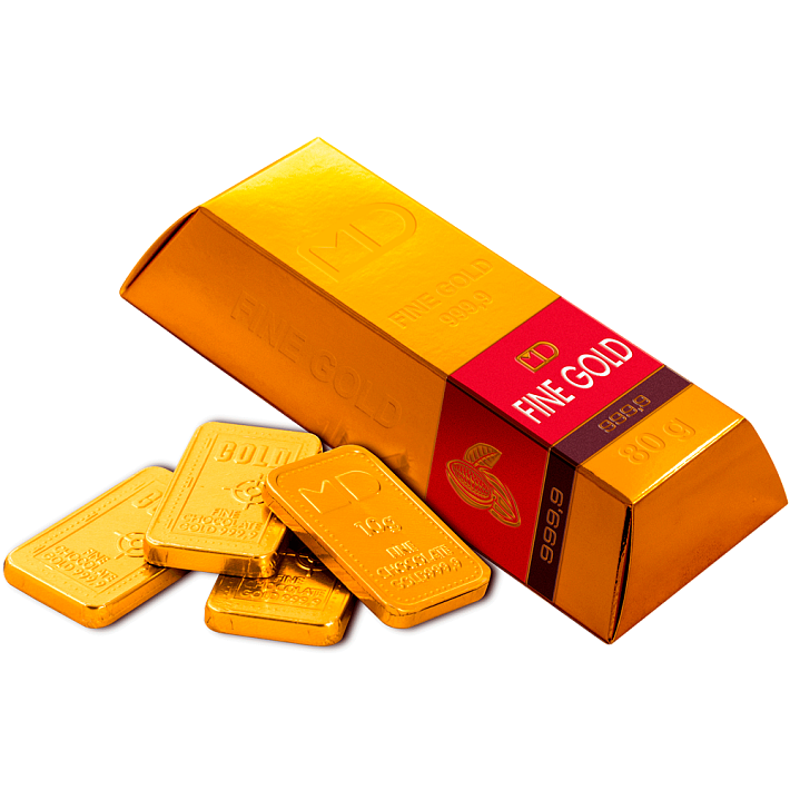 Шоколад темный "Золотой Стандарт" слиток 80г/Монетный двор