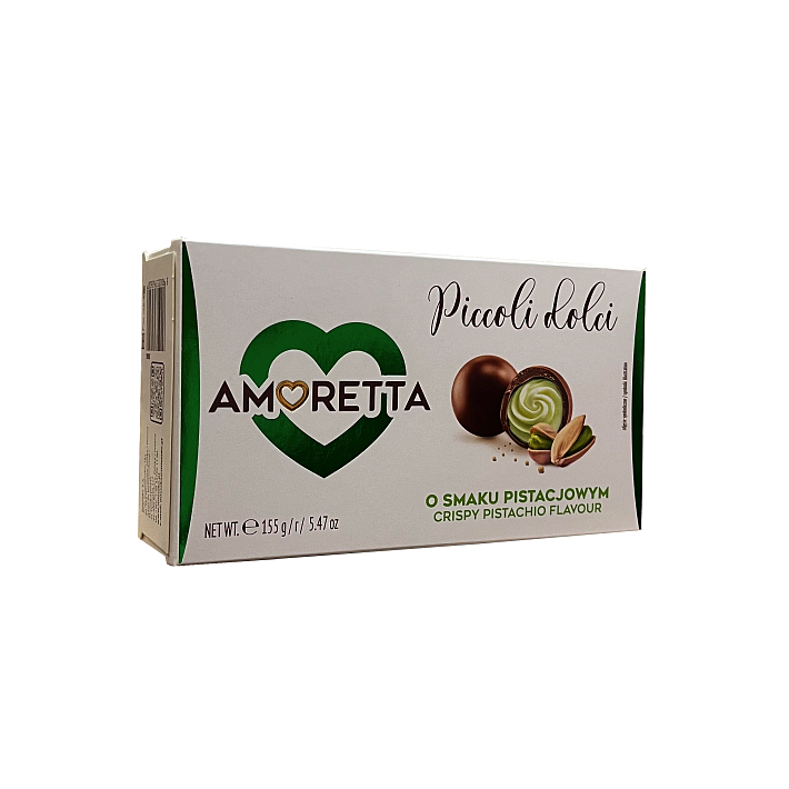 Набор конфет "AMORETTA PICCO PISTACHIO" вкус Фисташки 155г/Mieszko
