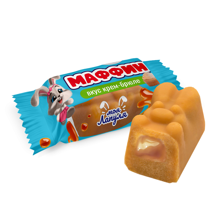 Конфеты "Моя лапуля" вкус Маффин с крем-брюле 1 кг/SweetLife
