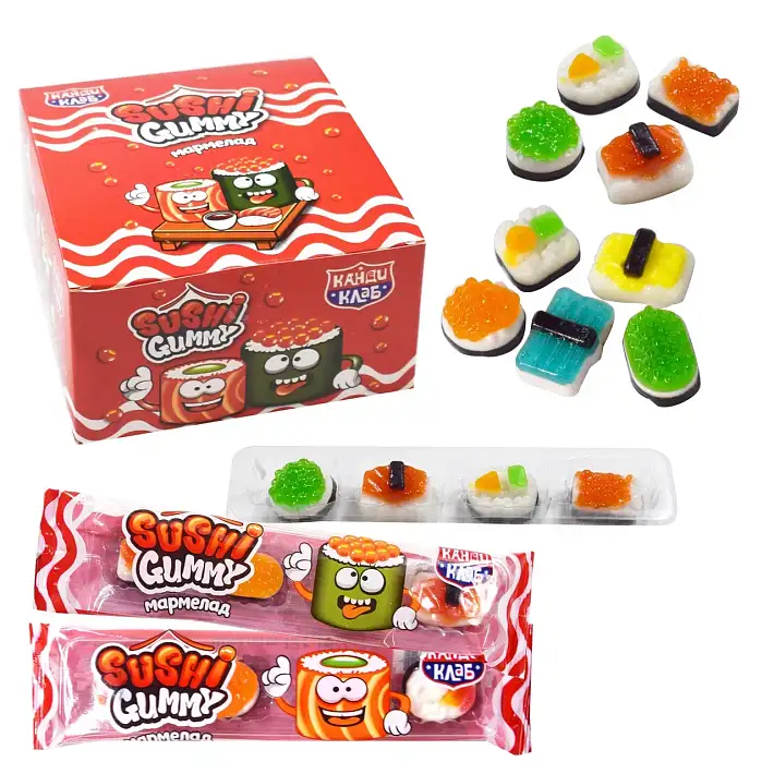 Мармелад "Sushi Gummy" 12г/30шт/Канди Клаб