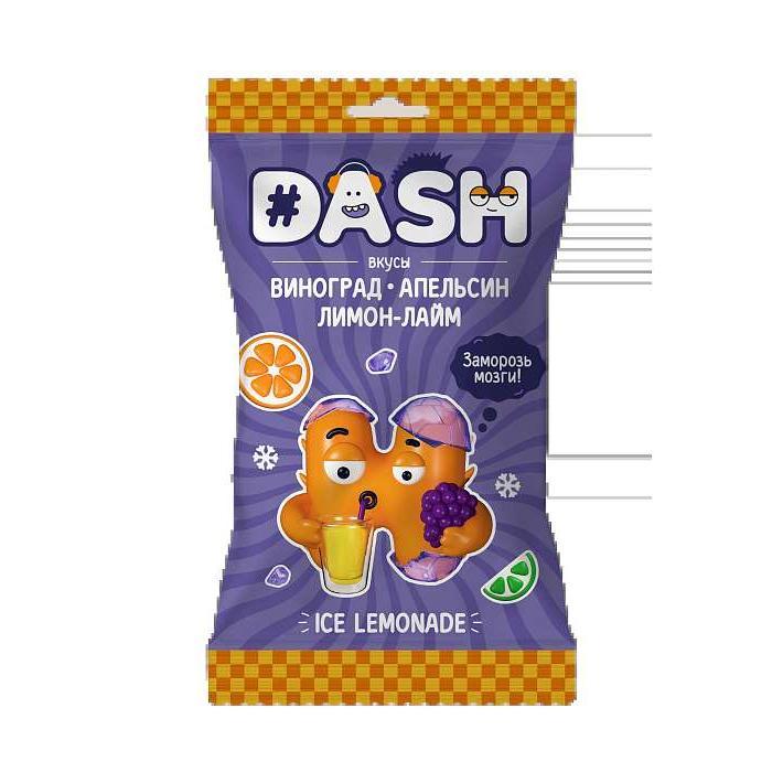 Карамель "DASH" микс вкус Виноград, Апельсин, Лимон-лайм 1 кг/КФ Сласти