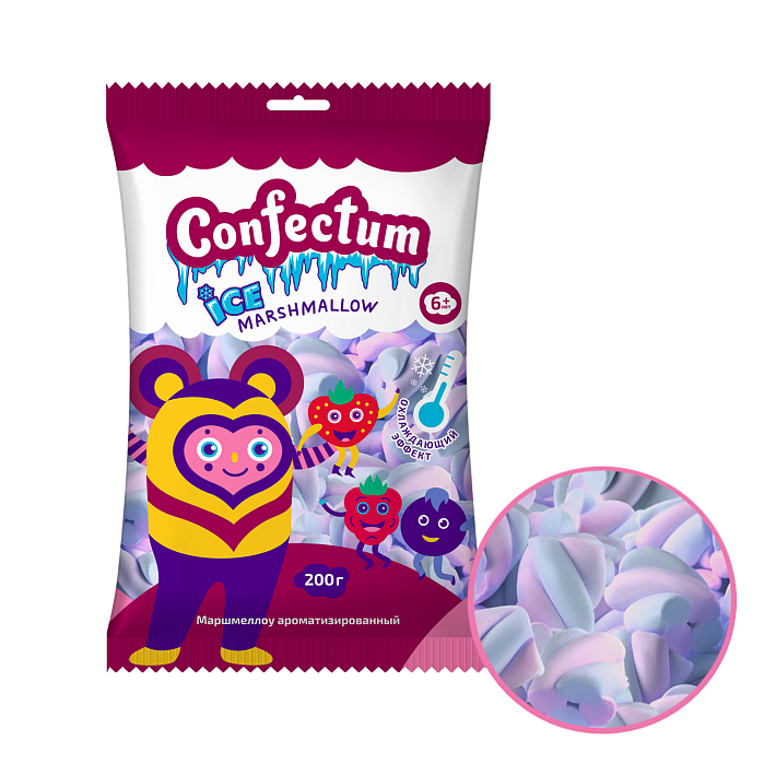Маршмеллоу "Confectum Twisted" Лесные ягоды 200г/Конфектум