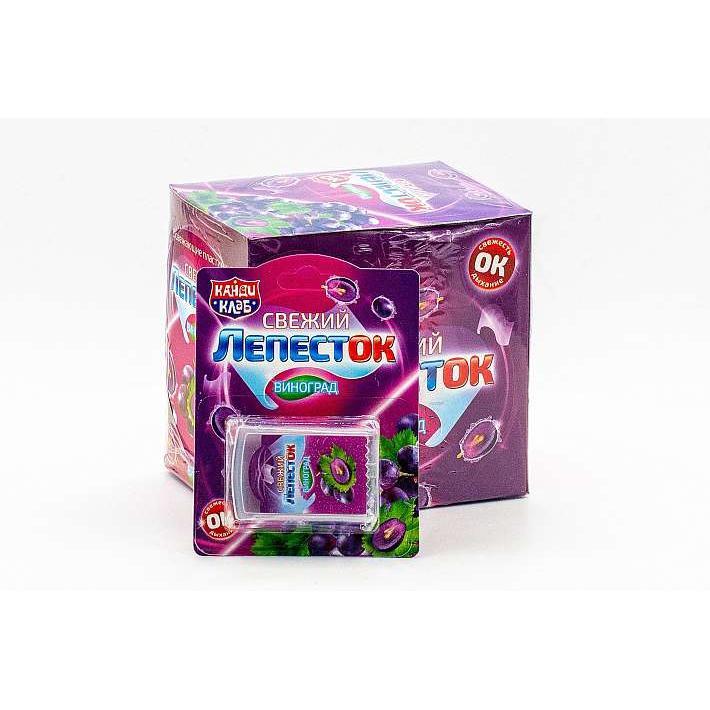 Освежающие пластинки "СВЕЖИЙ ЛЕПЕСТОК" виноград 0,8г/20шт/Candy Club